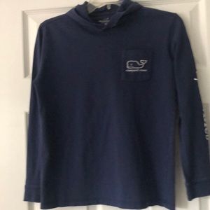 Vineyard Vines Childs hooded whale tee